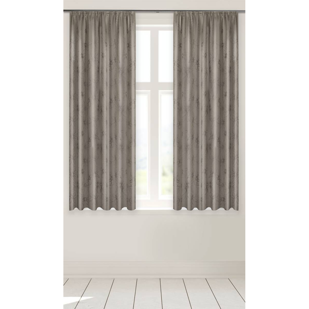 ACUS design collection Dekovorhang Paradiso taupe B/L: ca. 140x175 cm