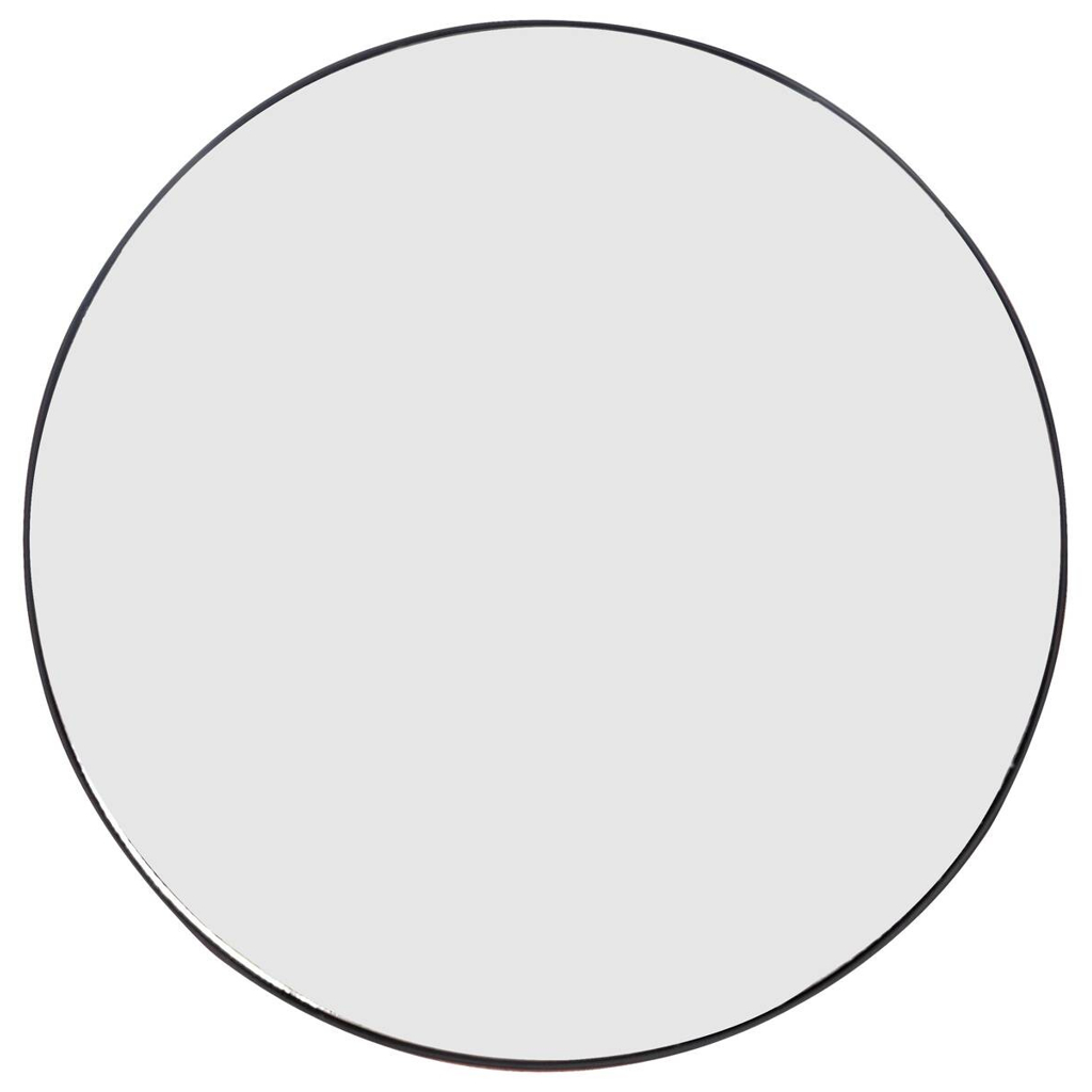 Rahmenspiegel Leano schwarz Kunststoff D: ca. 61 cm