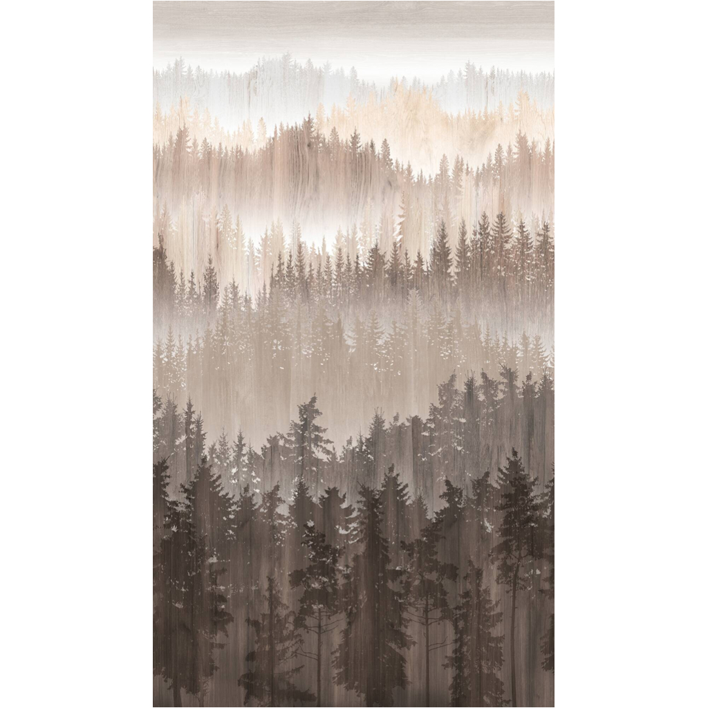 Livingwalls Fototapete Bäume braun beige creme B/L: ca. 280x159 cm