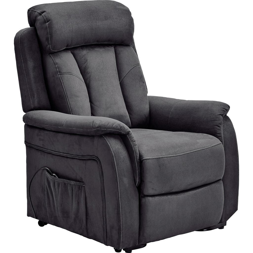 TV-Sessel FM-522L anthrazit Microfaser B/H/T: ca. 83x93x80 cm