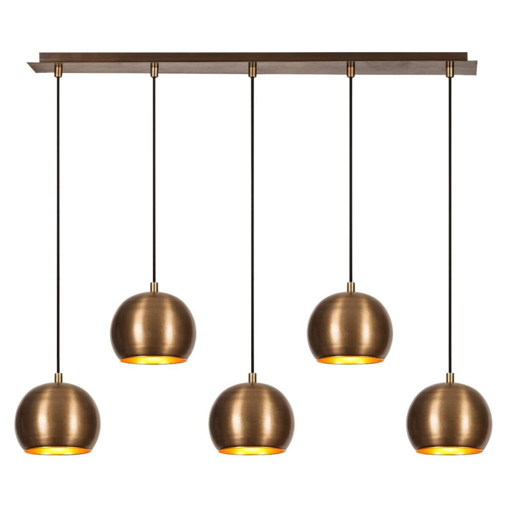 Opviq Pendelleuchte Sivani B/H/T/L: ca. 15x108x15x85 cm E27 5 Brennstellen