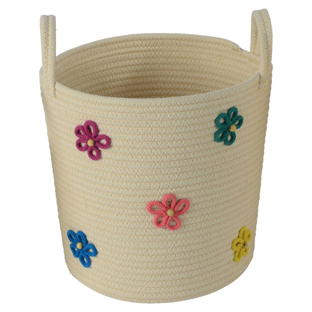 POCOline Korb creme Baumwolle H/D: ca. 31x31 cm