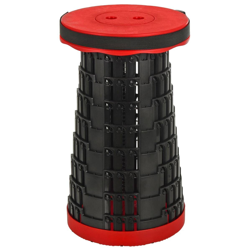 Hocker schwarz Kunststoff H/D: ca. 45x26 cm