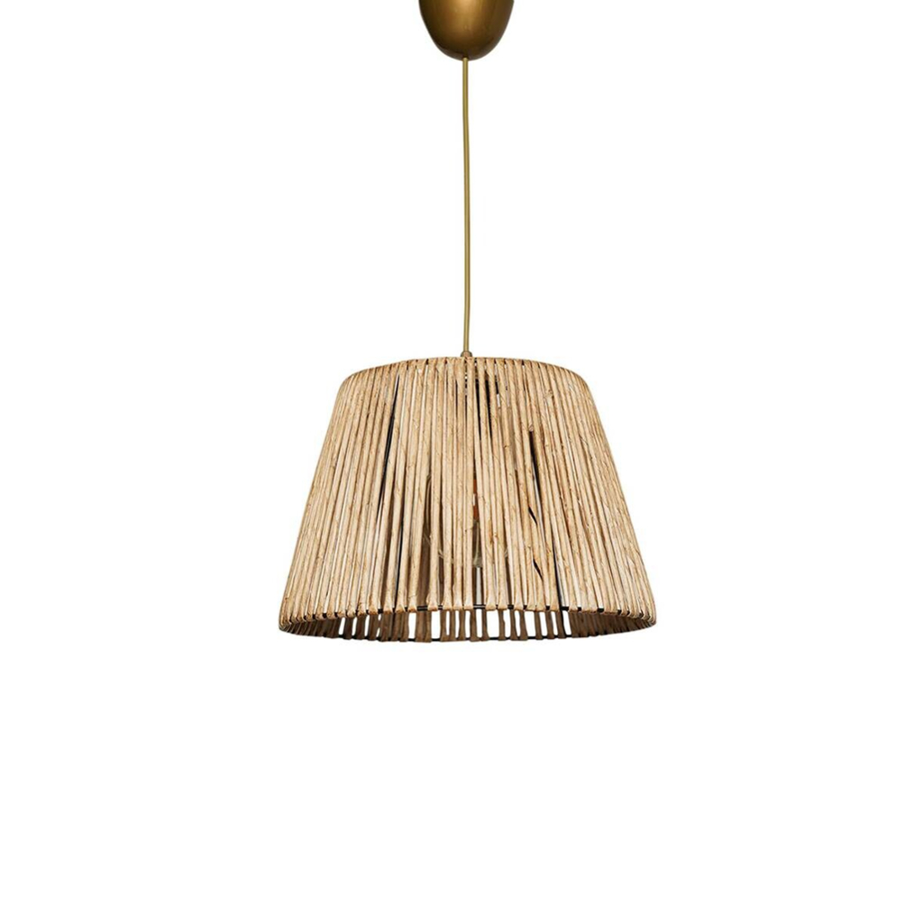 Opviq Pendelleuchte natur B/H/T/L/D: ca. 30x70x30x30x30 cm E27 1 Brennstellen