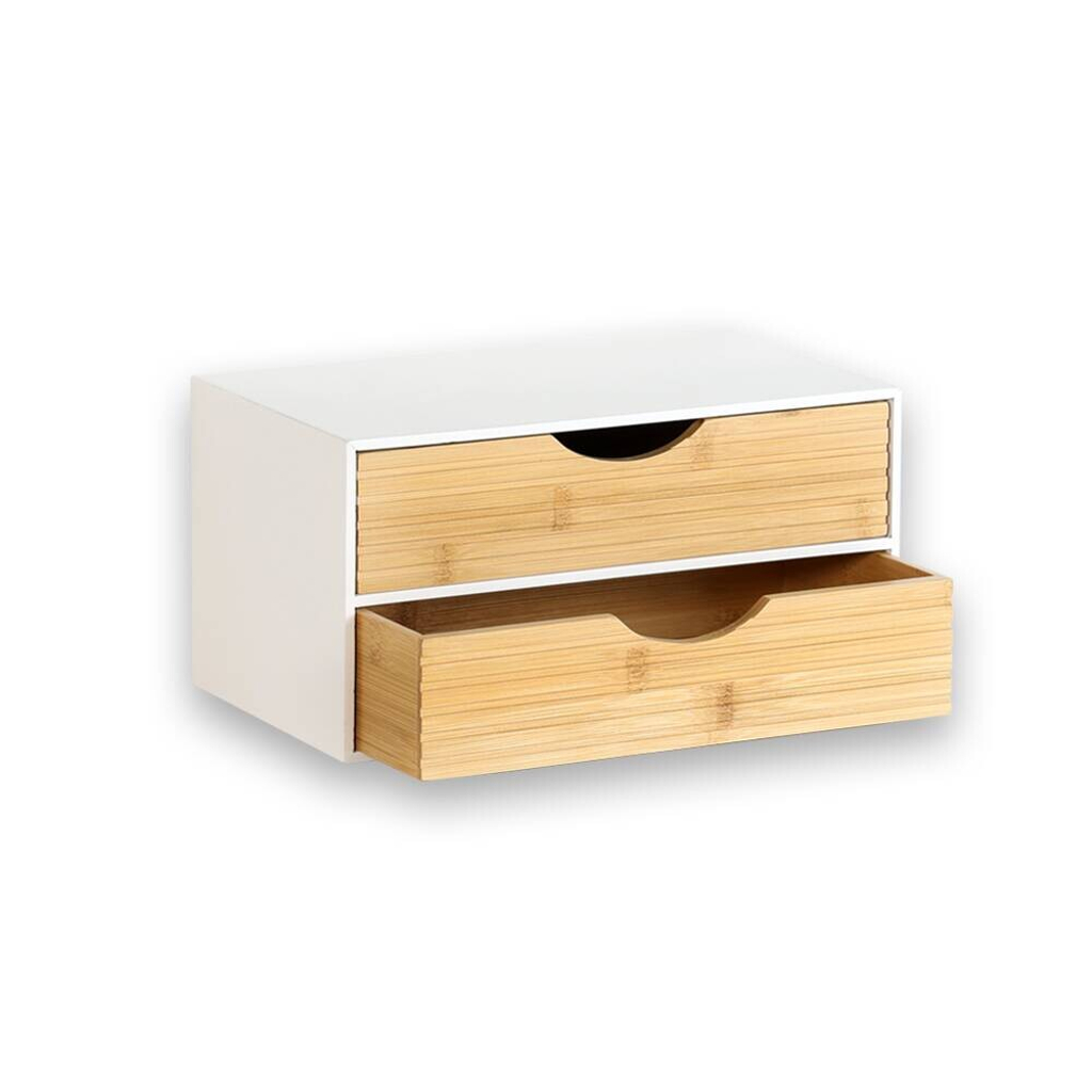 Kesper Organizer weiß Holz B/H/L: ca. 16x14x27 cm