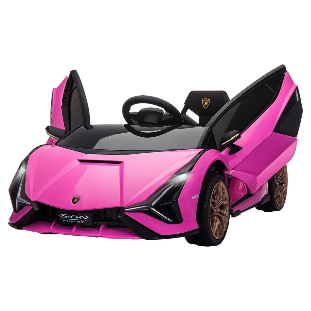 HOMCOM Kinder-Elektroauto rosa B/H/L: ca. 62x40x108 cm