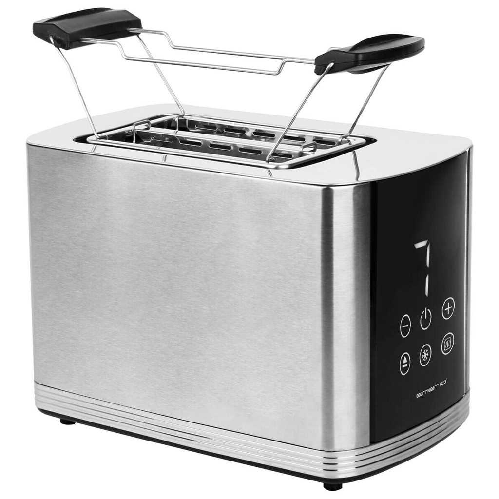 Emerio Toaster TO-128308 silber B/H/L: ca. 16,4x18,9x26,8 cm