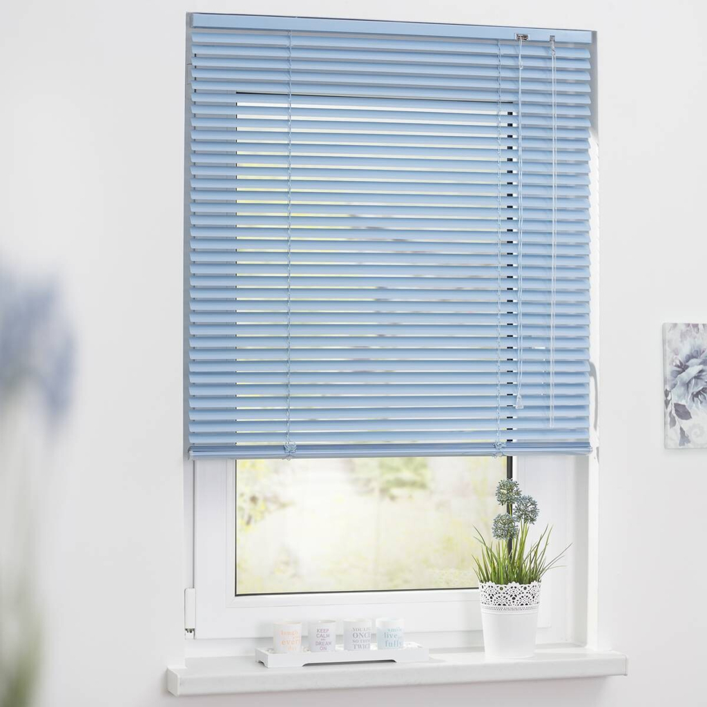 LICHTBLICK Alu-Jalousie blau B/L: ca. 60x220 cm