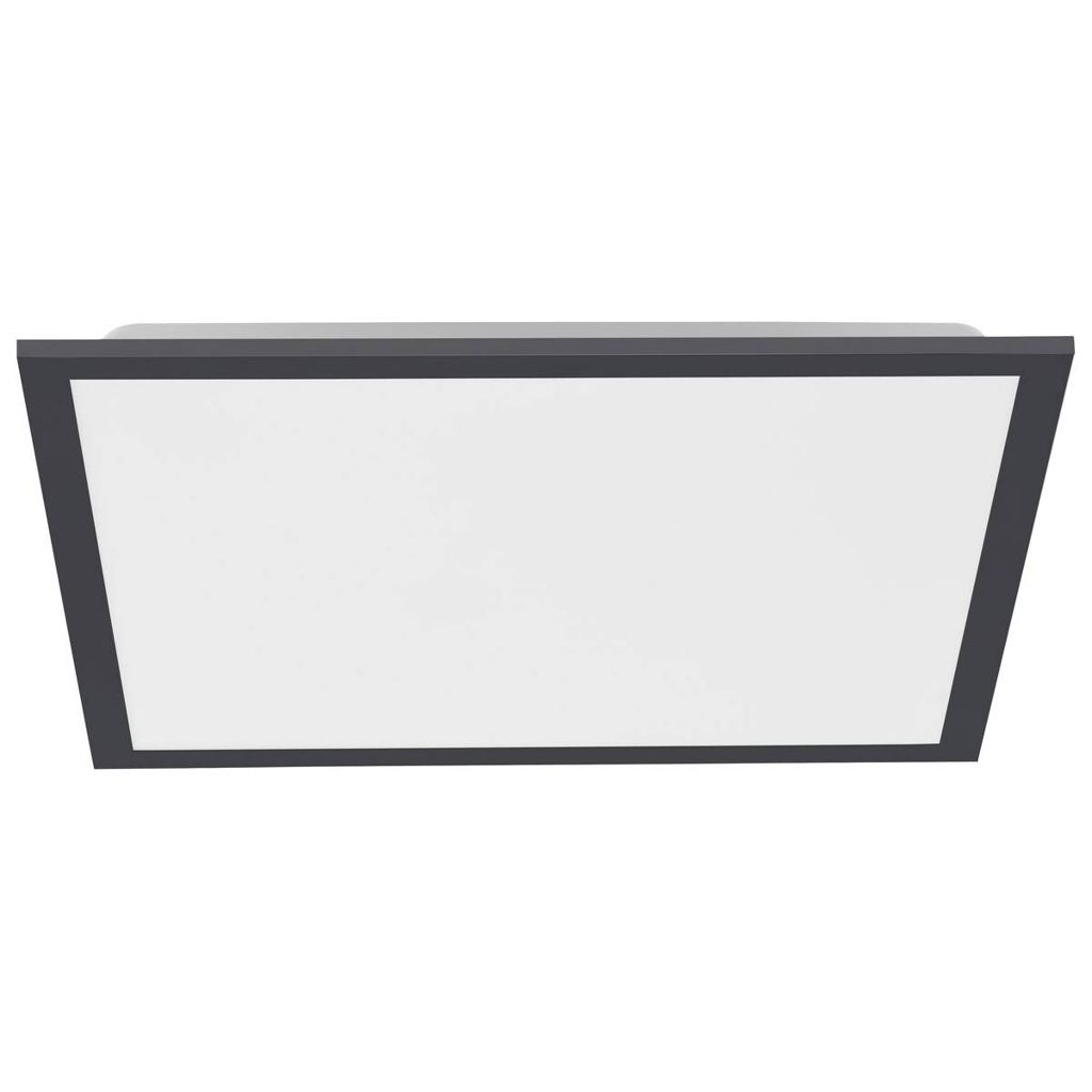 Just Light LED-Deckenpanel FLAT 14755-18 schwarz weiß Kunststoff Metall B/H/T: ca. 44,5x7x44,5 cm 1 Brennstellen
