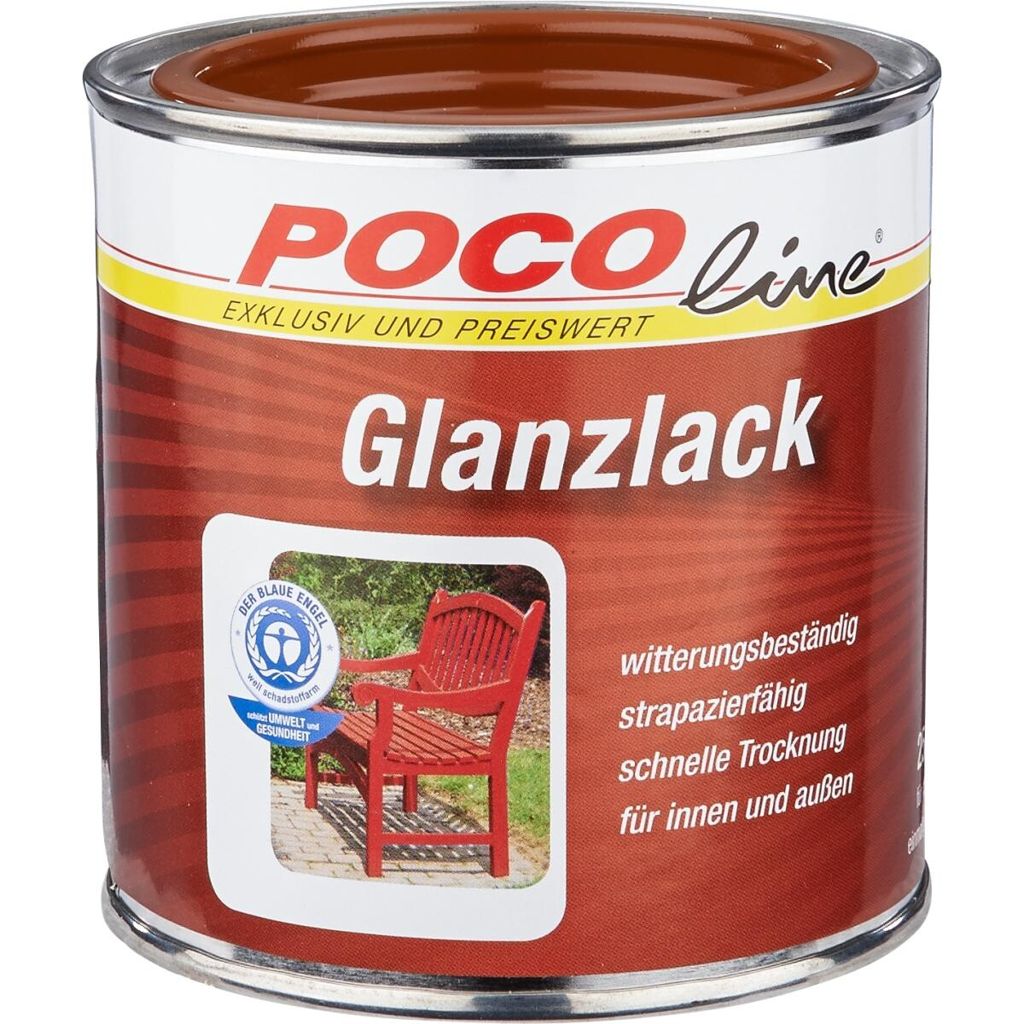 POCOline Acyl Buntlack lehmbraun glänzend ca. 0,25 l