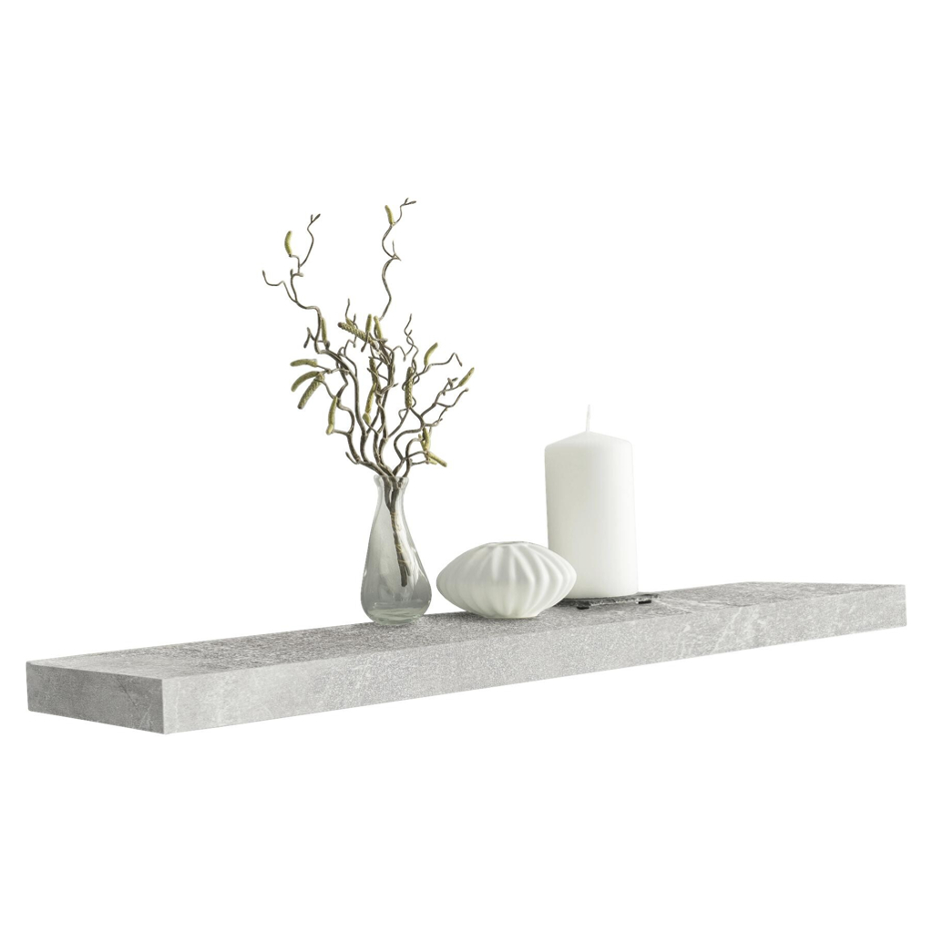 Wandboard Shelvy 80 Beton Optik B/H/T: ca. 80x4x24 cm