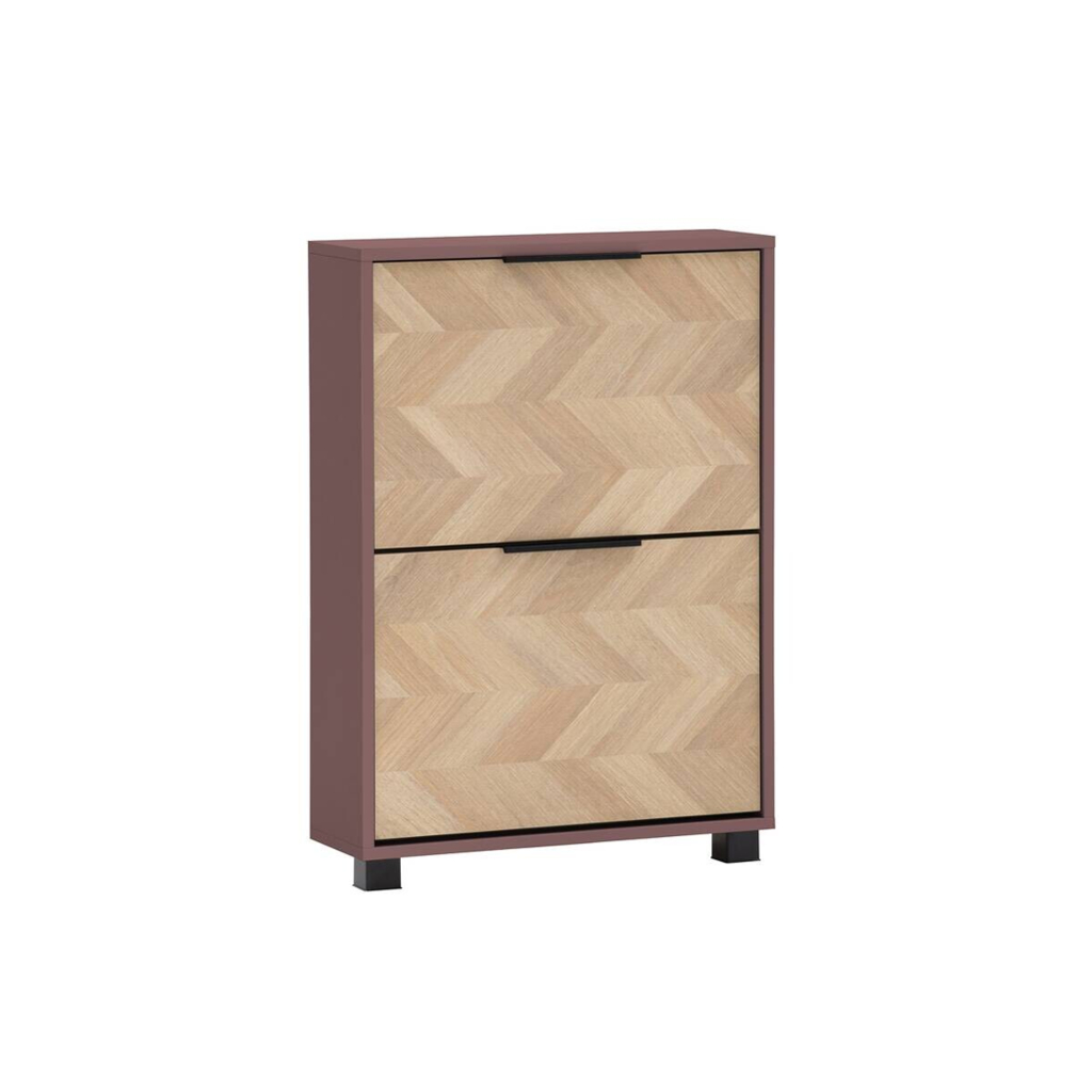 Schuhkipper Piazza, 2er mauve B/H/T: ca. 59,8x85,7x19,55 cm