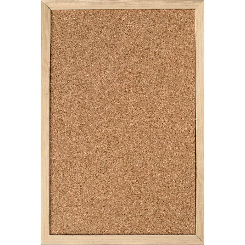 Pinnwand braun B/H/L: ca. 60x1,5x90 cm