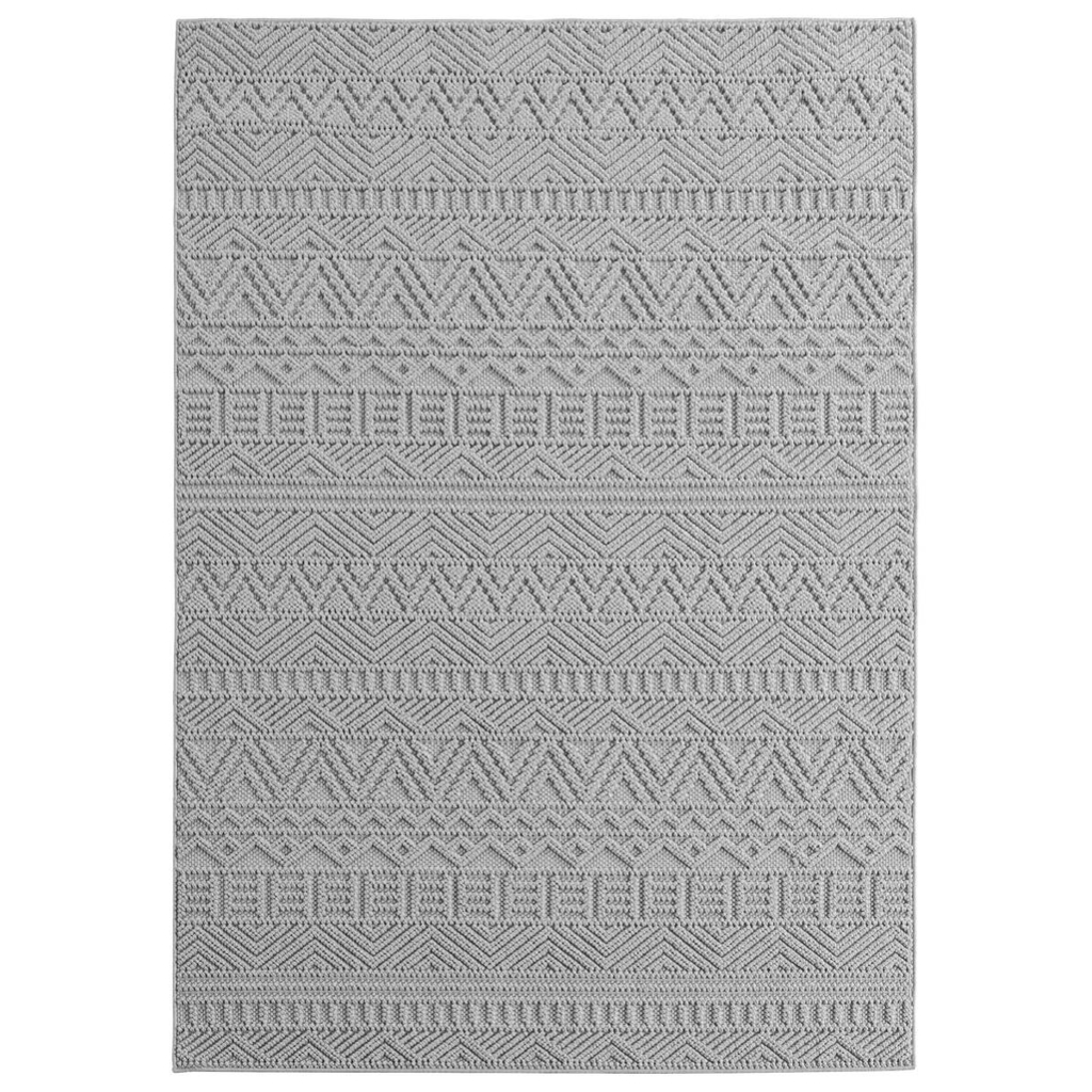 Ayyildiz Kurzflorteppich HELIX silber B/H/L: ca. 80x0,7x150 cm