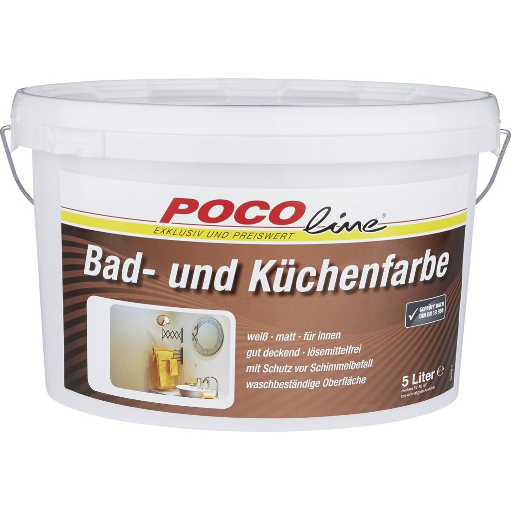 POCOline Bad- und Küchenfarbe weiß ca. 5 l