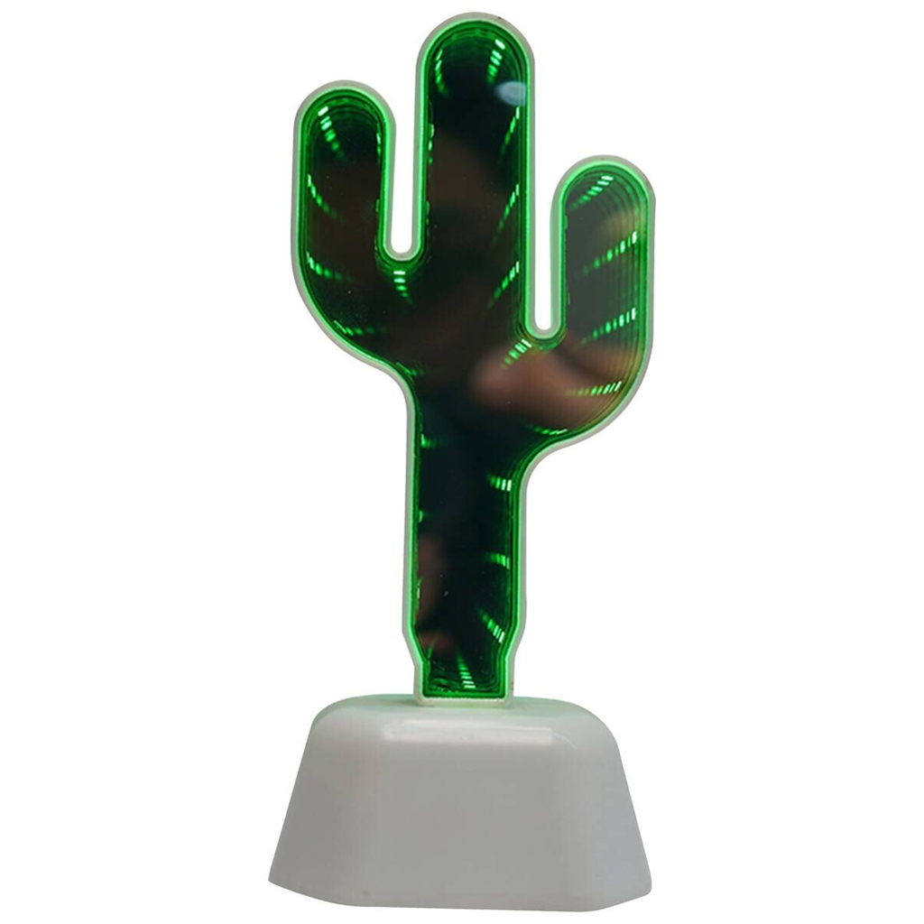 POCOline LED-Infinityleuchte Kaktus B/H/L: ca. 7,2x19x7,7 cm