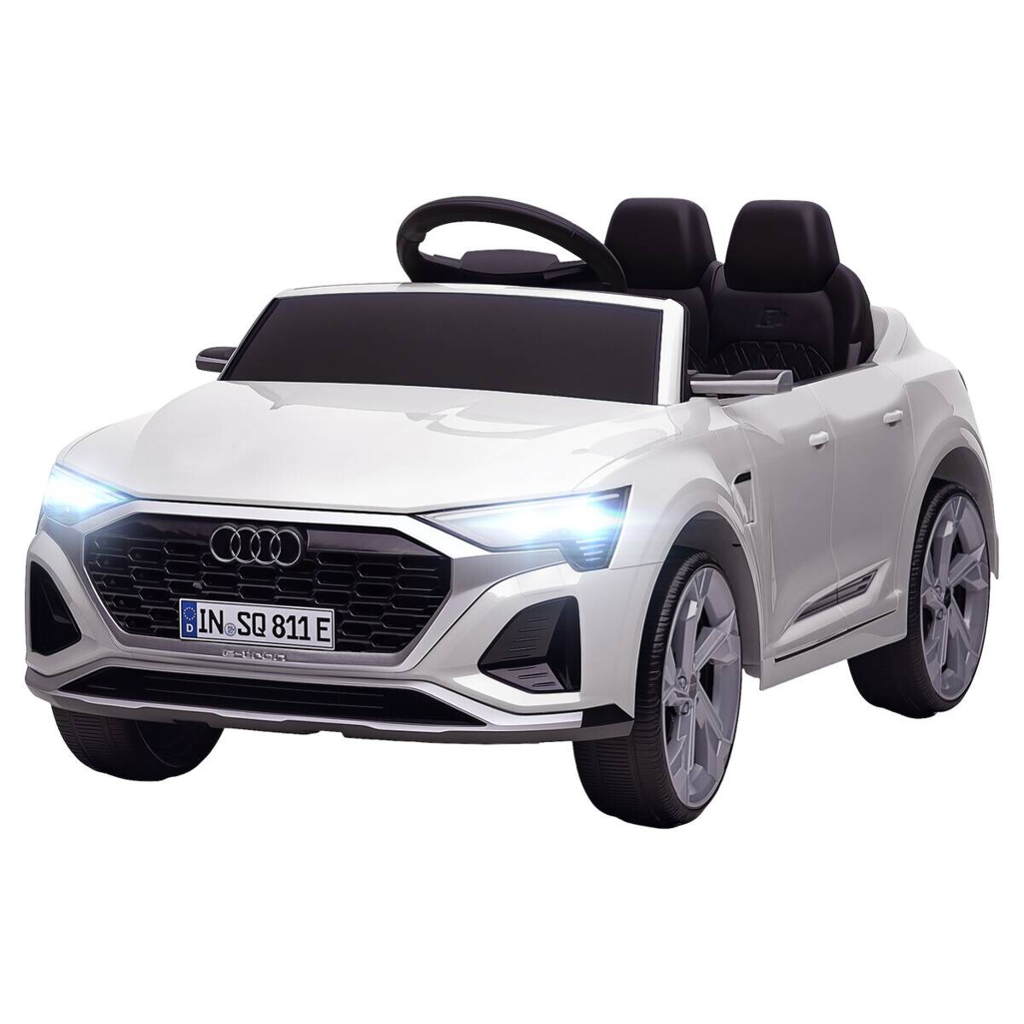 AIYAPLAY Kinder Elektroauto weiß B/H/L: ca. 49,5x43x98 cm