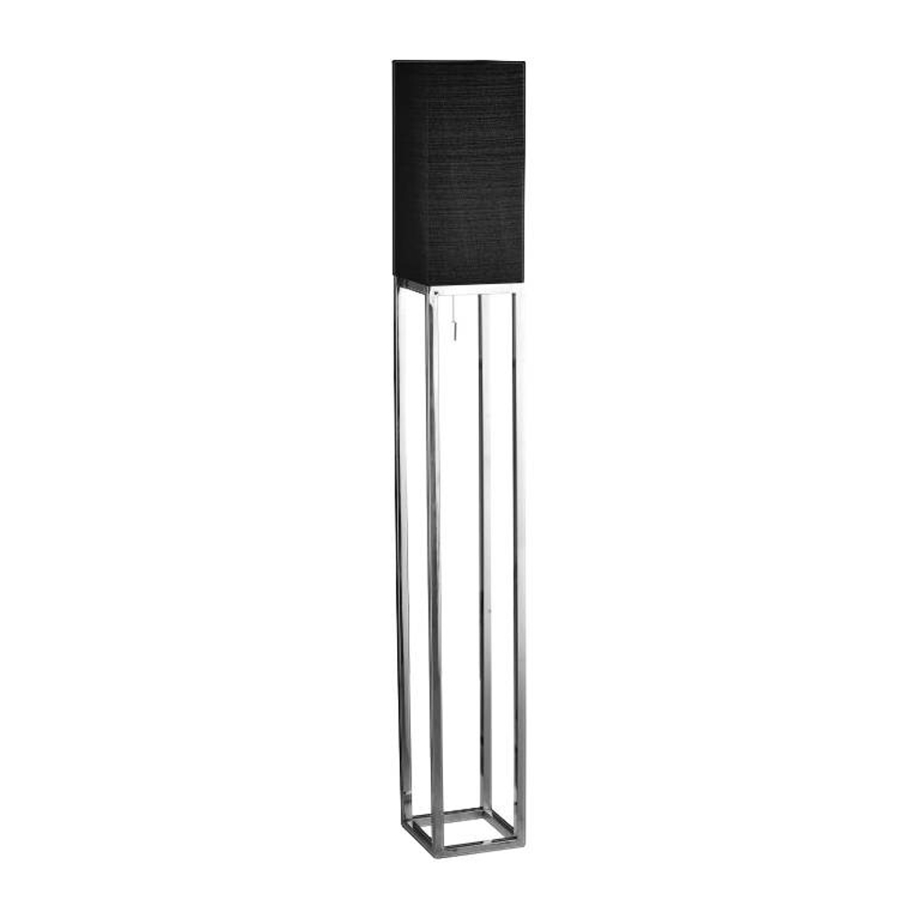 Näve Leuchten Stehlampe NV2064822 schwarz Metall Stoff B/H/L: ca. 19x151x19 cm 1 Brennstellen