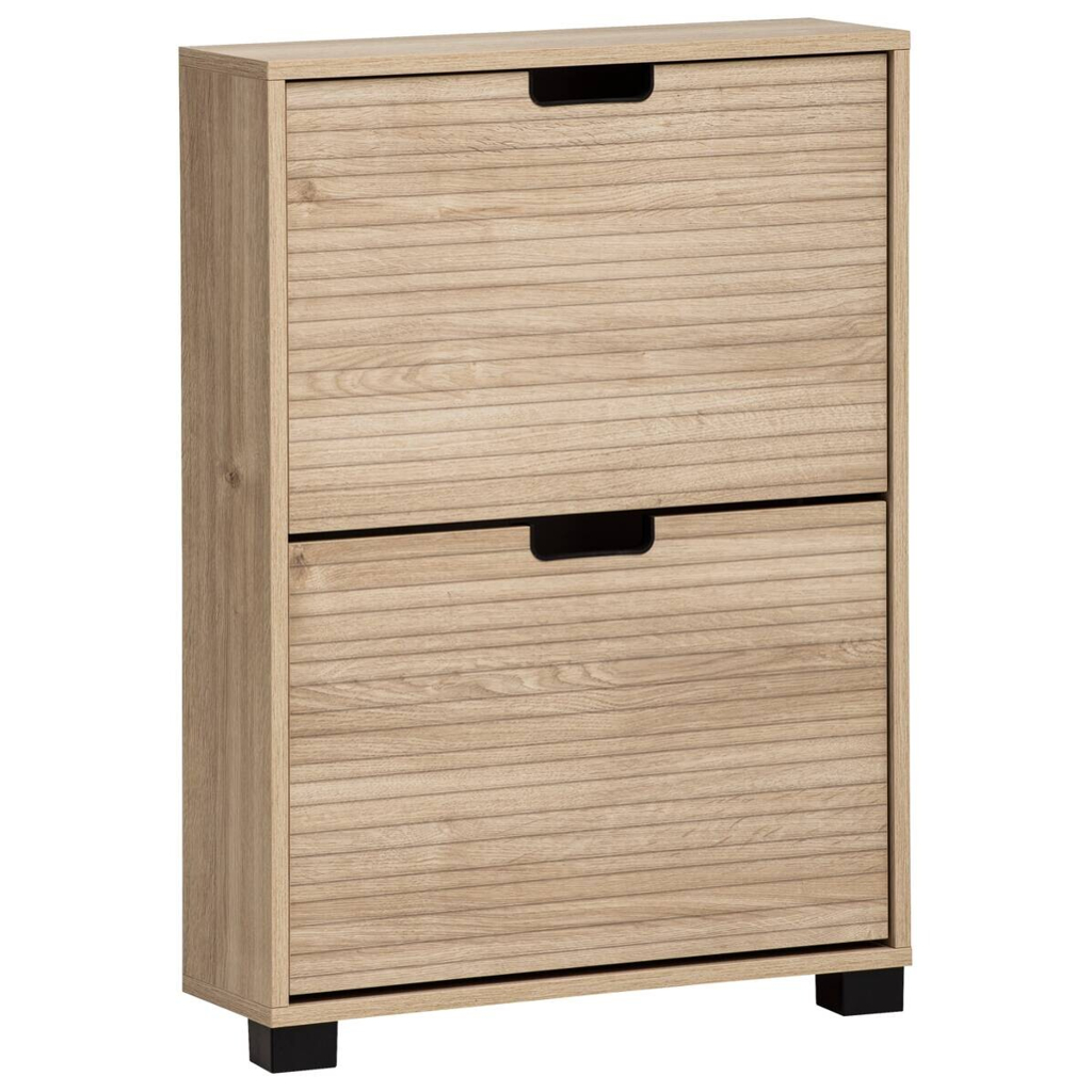 Schuhkipper Emmik Eiche Eiche weiß Nachbildung B/H/T: ca. 59,8x85,2x19,55 cm