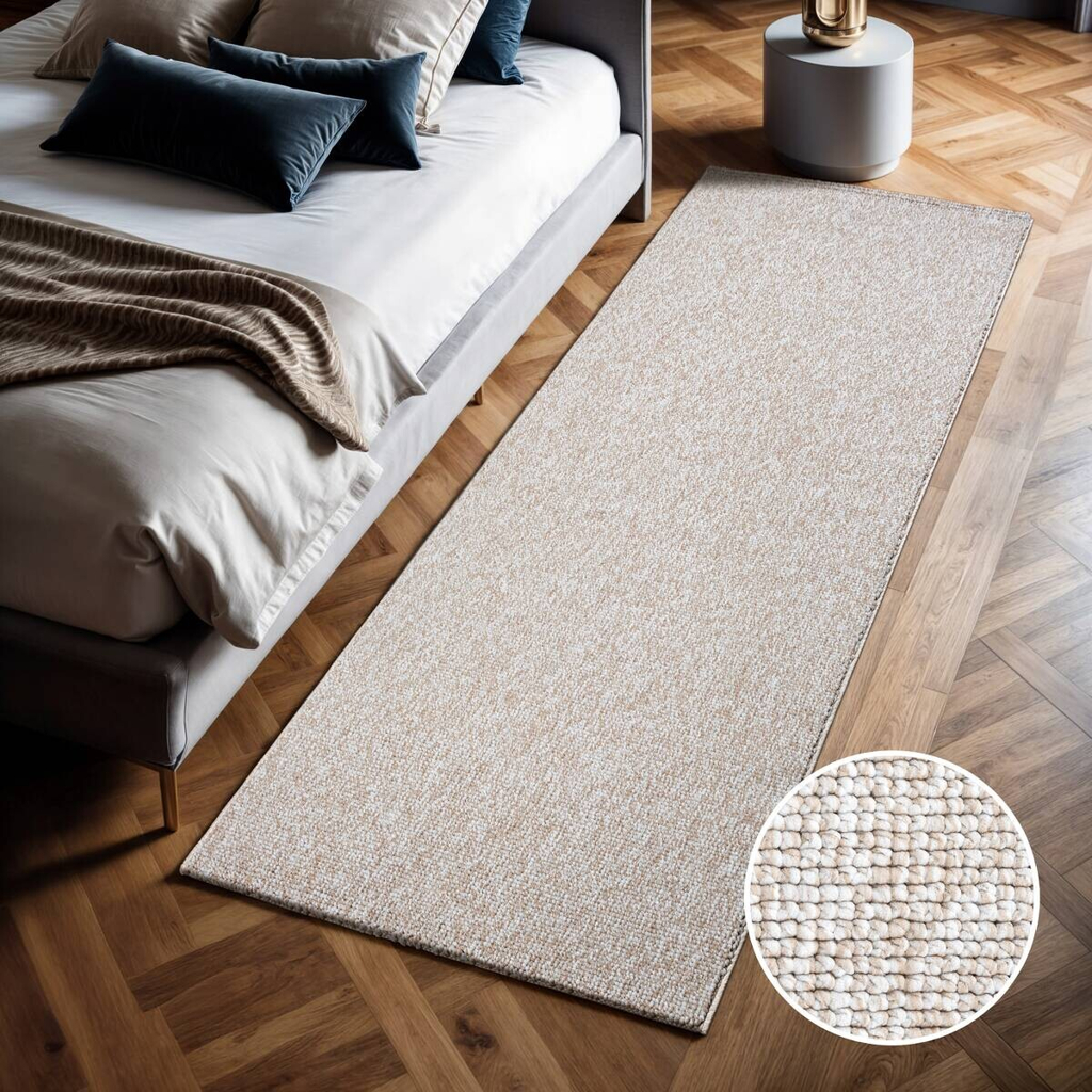 Sanat Teppich LORA PLUS beige B/L: ca. 80x200 cm