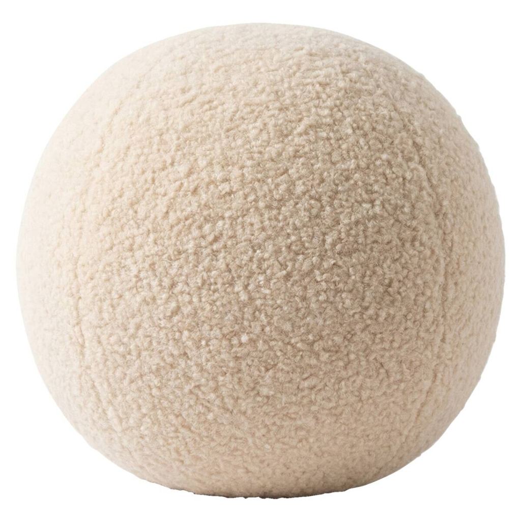 Dekokissen hellbeige Polyester D: ca. 20 cm