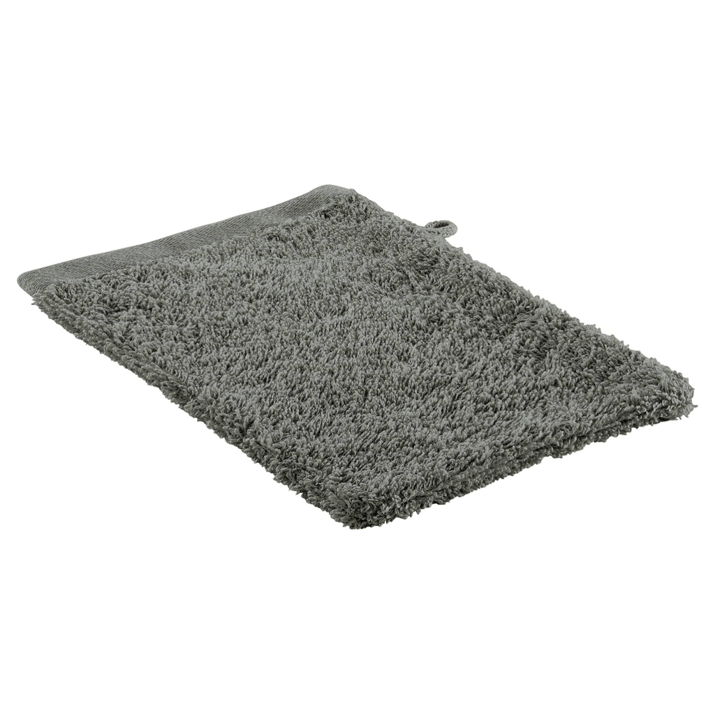 Waschhandschuh Miami Graphit Baumwolle B/L: ca. 15x21 cm