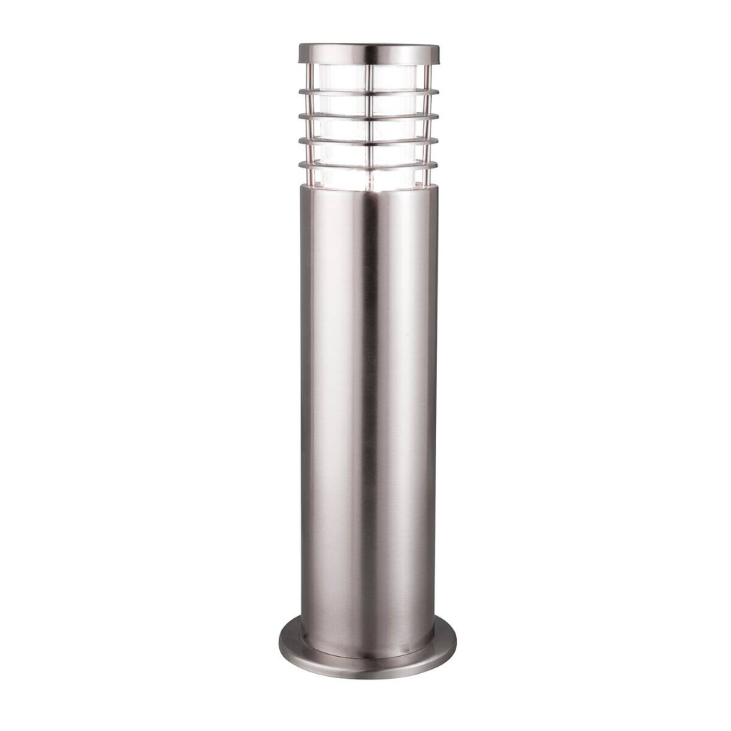 Außenleuchte klar silber B/H/L: ca. 14x45x14 cm