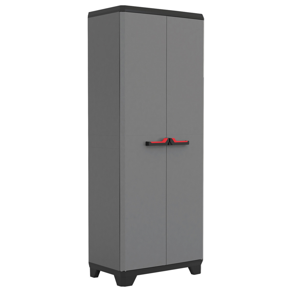 Keter Kunststoffschrank Stilo grau Kunststoff B/H/T: ca. 68x173x39 cm