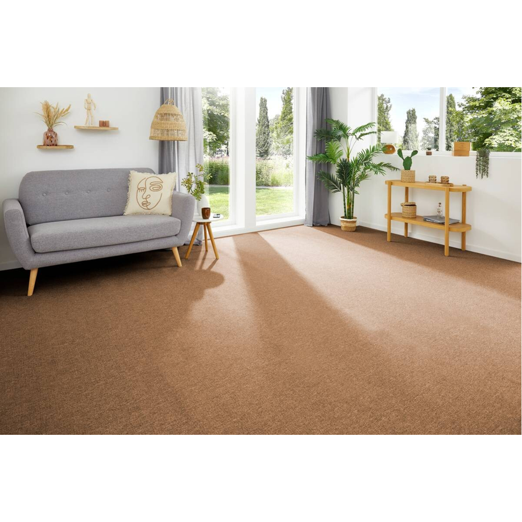 Teppichboden Mirabell Cognac B/L: ca. 200x600 cm pro Stück