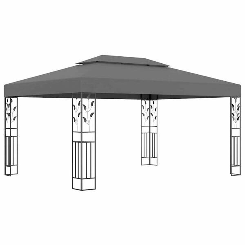 vidaXL Pavillon anthrazit Polyester B/H/L: ca. 300x273x300 cm