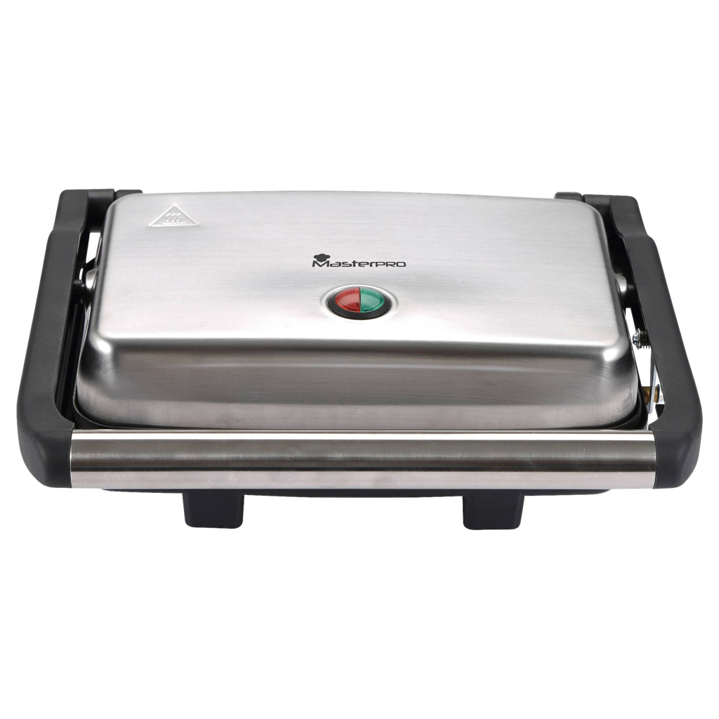 MASTERPRO Kontaktgrill BGMP-9008 silber Kunststoff Edelstahl B/H/T: ca. 35x13x30,5 cm