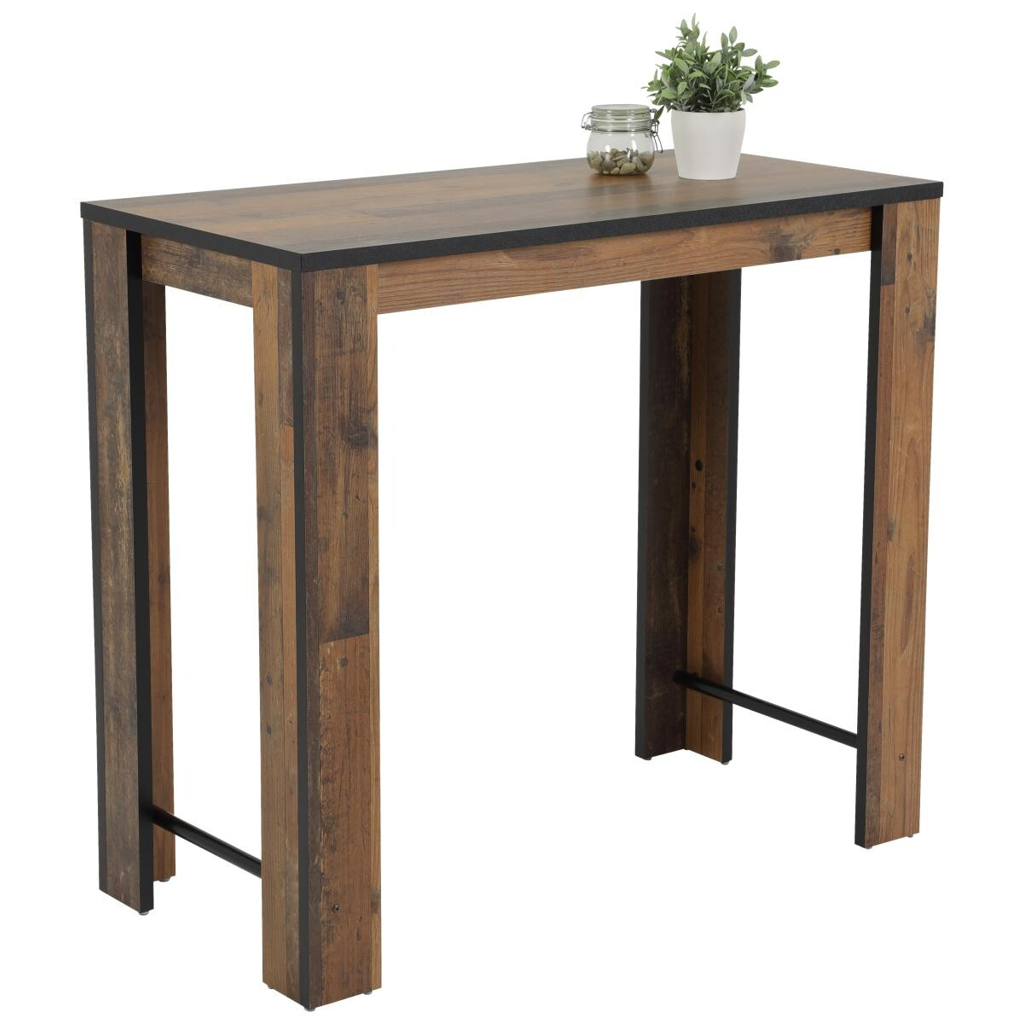 Bartisch Frieda II Eiche Old Wood Nachbildung Holzwerkstoff B/H/T: ca. 120x108x58 cm