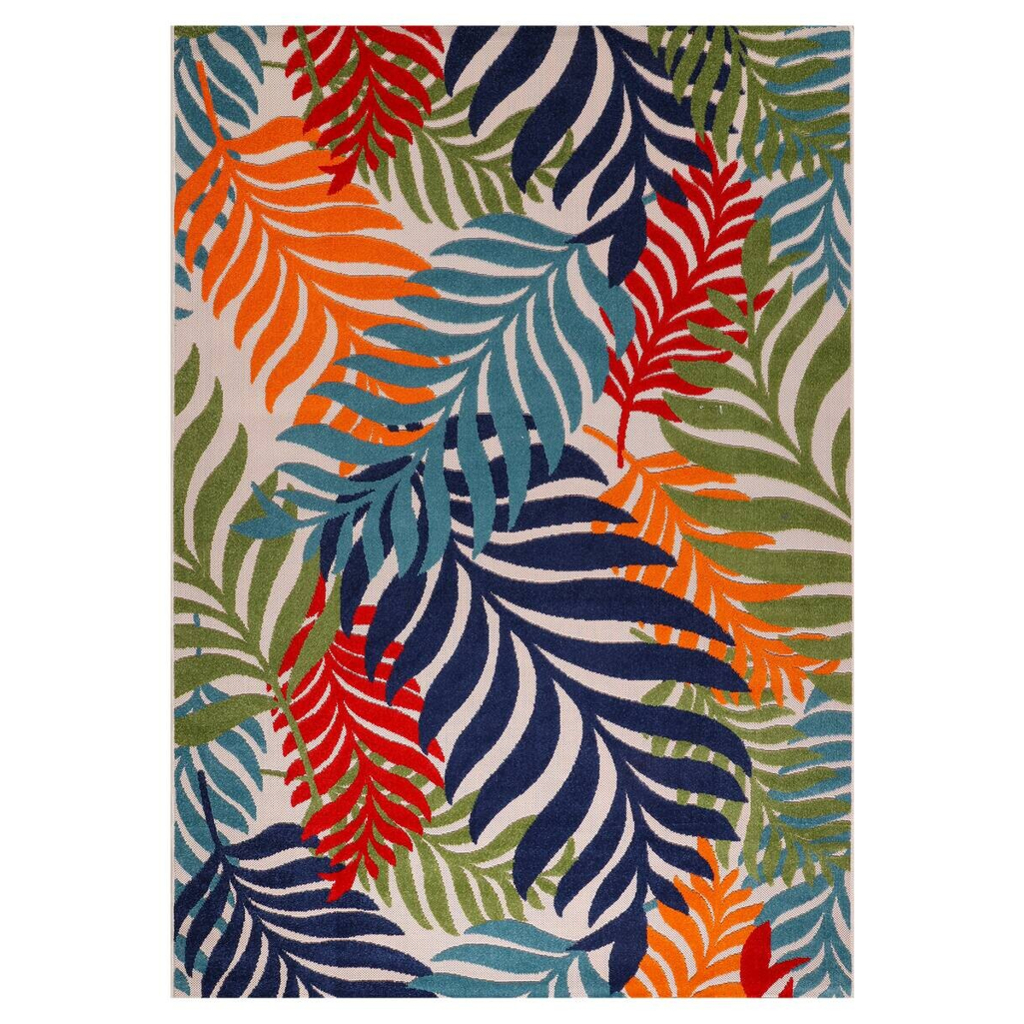 Sanat Outdoorteppich FLORAL bunt B/L: ca. 80x200 cm