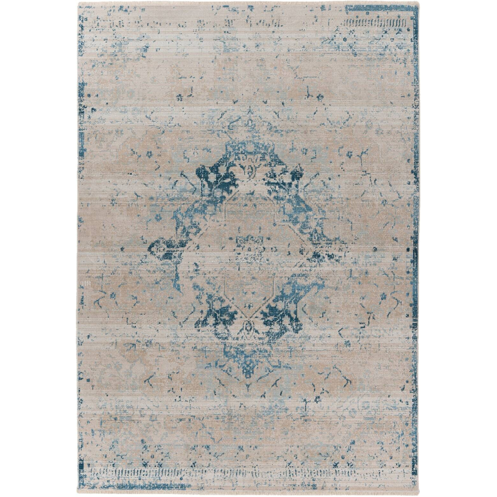 Kayoom Kurzflorteppich Milan 225 blau B/H/L: ca. 120x0,5x170 cm