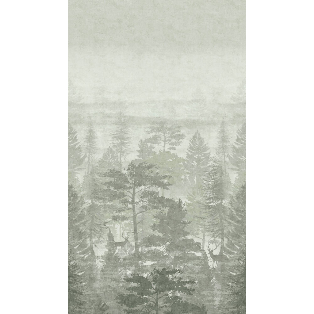 Livingwalls Fototapete Landschaft grün B/L: ca. 280x159 cm