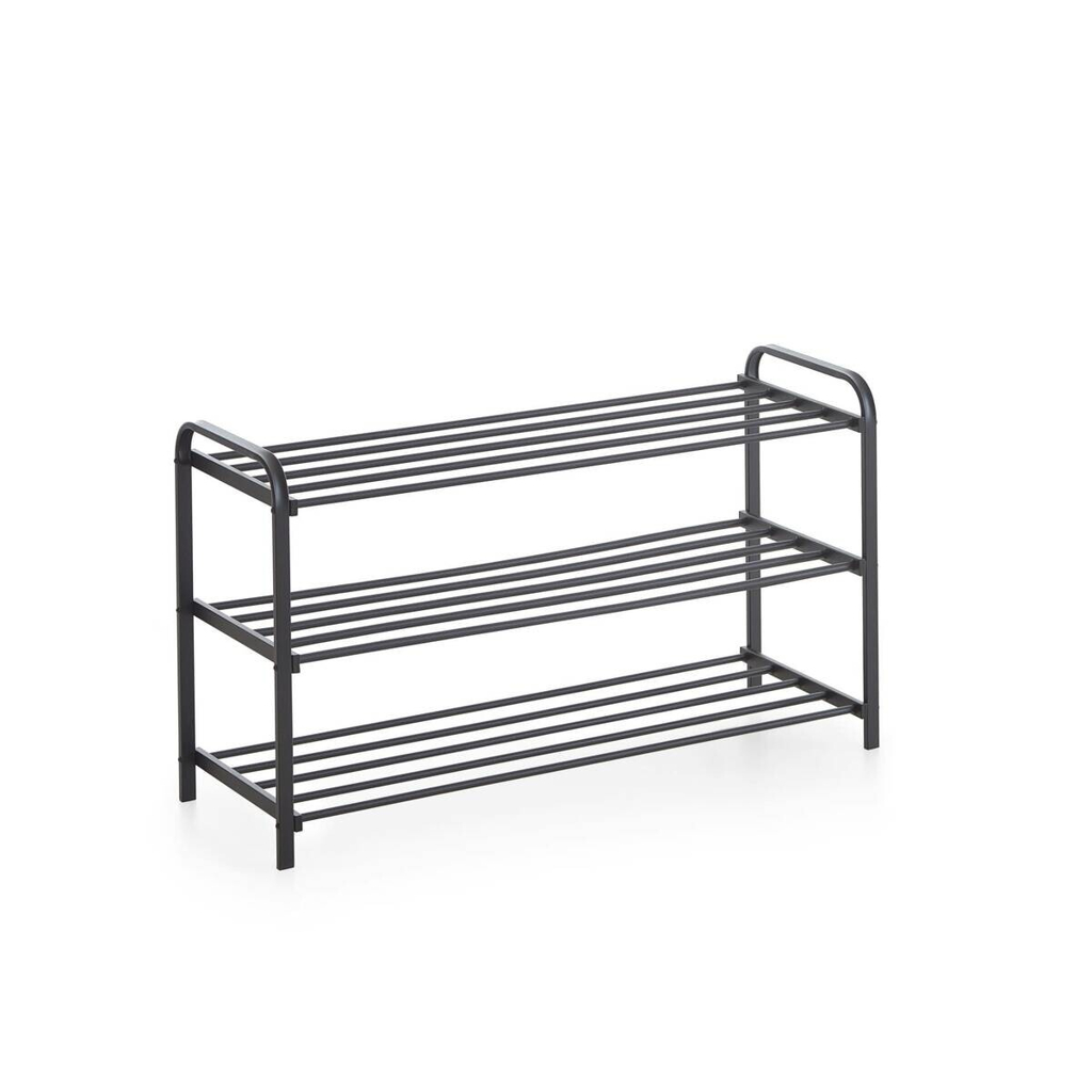 Schuhregal schwarz B/H/T: ca. 89x49x29 cm