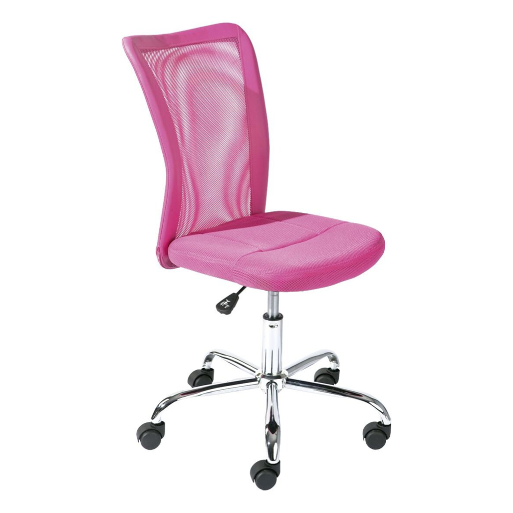 Drehstuhl Bonnie pink Kunststoff Metall