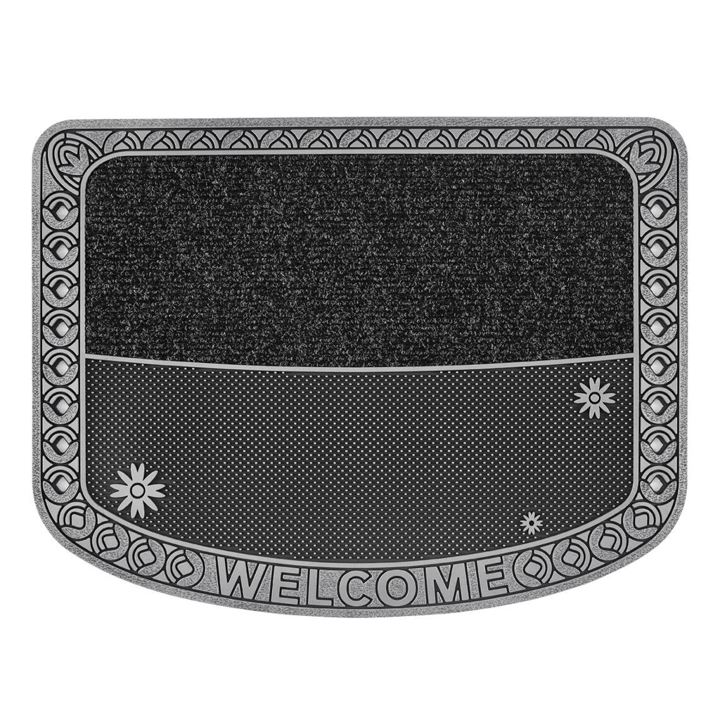 Fußmatte DoubleCircle anthrazit B/L: ca. 75x57 cm 595965300