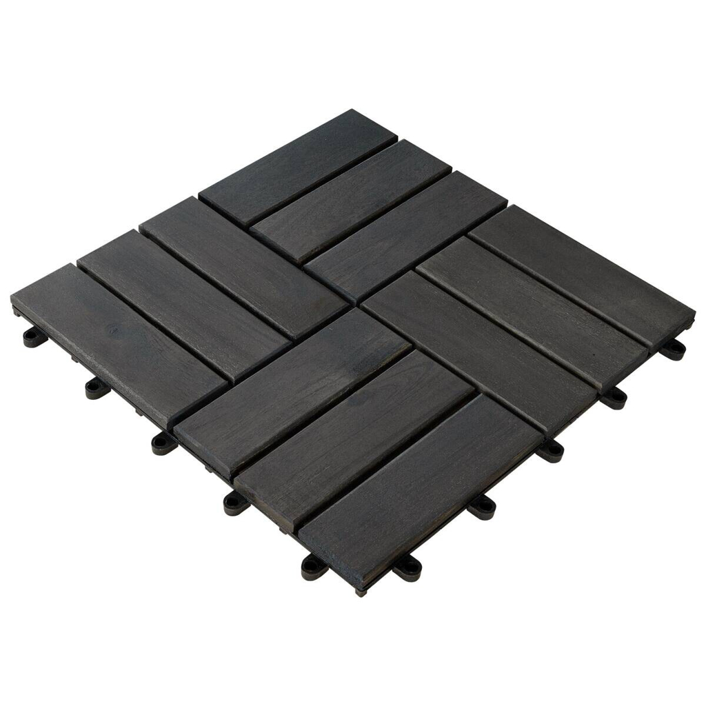 POCOline Terrassenfliese Anthrazit anthrazit B/L: ca. 30x30 cm