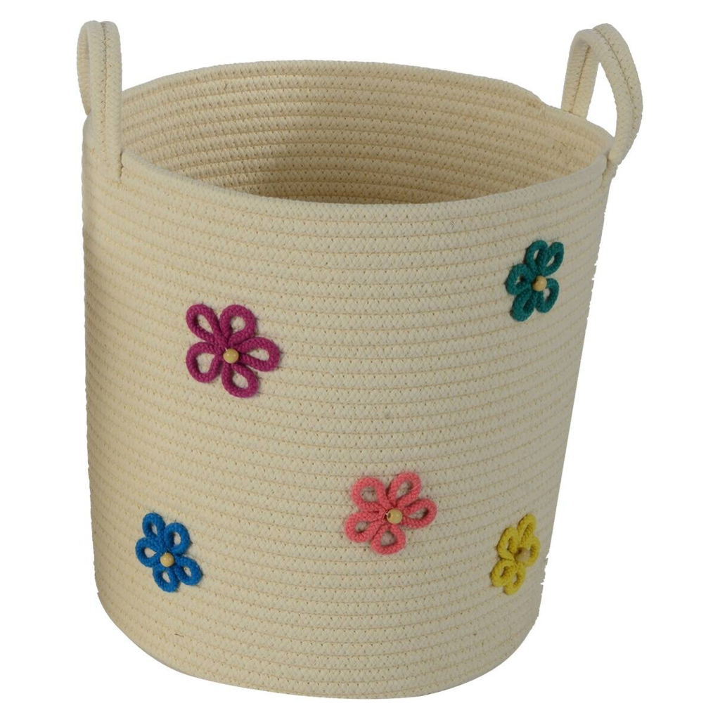 POCOline Korb creme Baumwolle H/D: ca. 36x35 cm