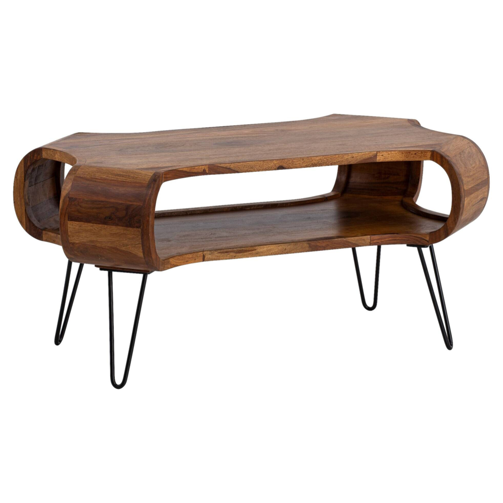 Couchtisch braun B/H/T: ca. 100x47x60 cm