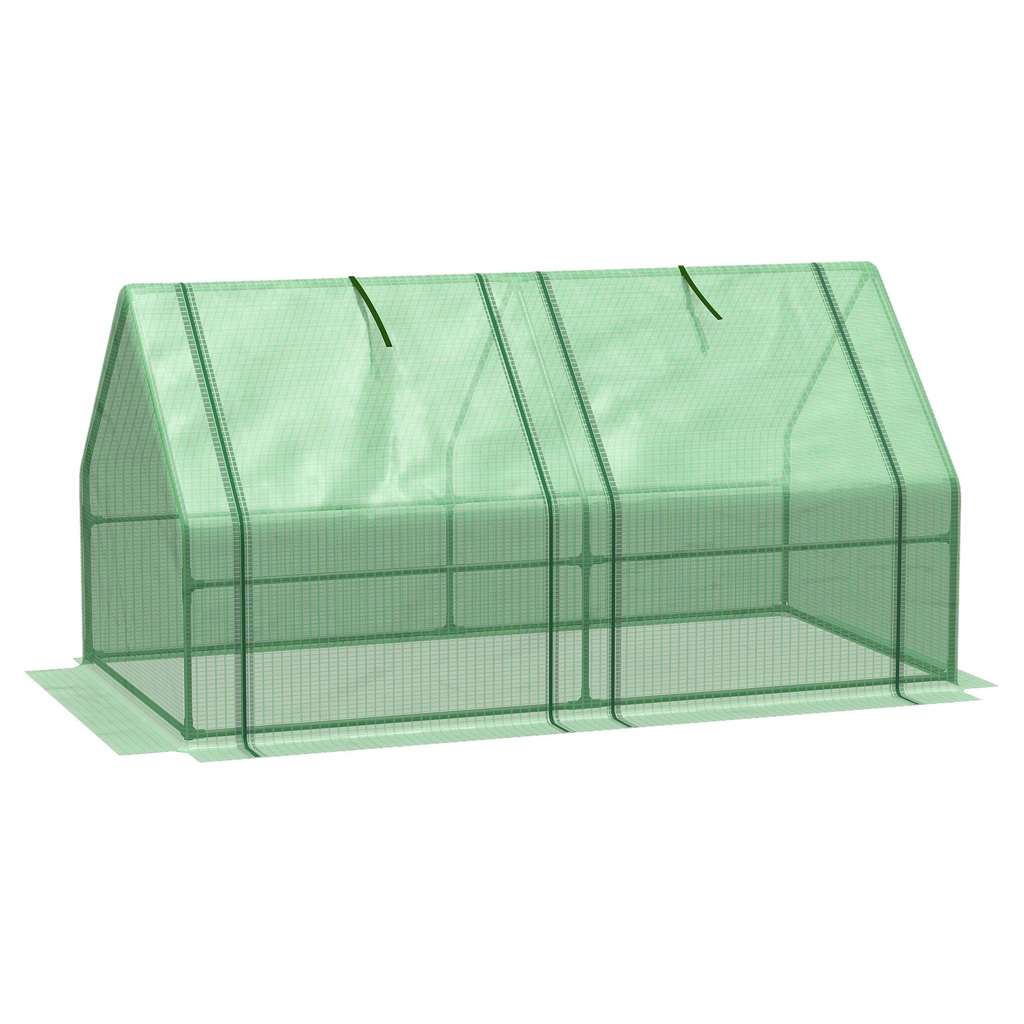 Outsunny Gewächshaus B/H/L: ca. 90x90x270 cm