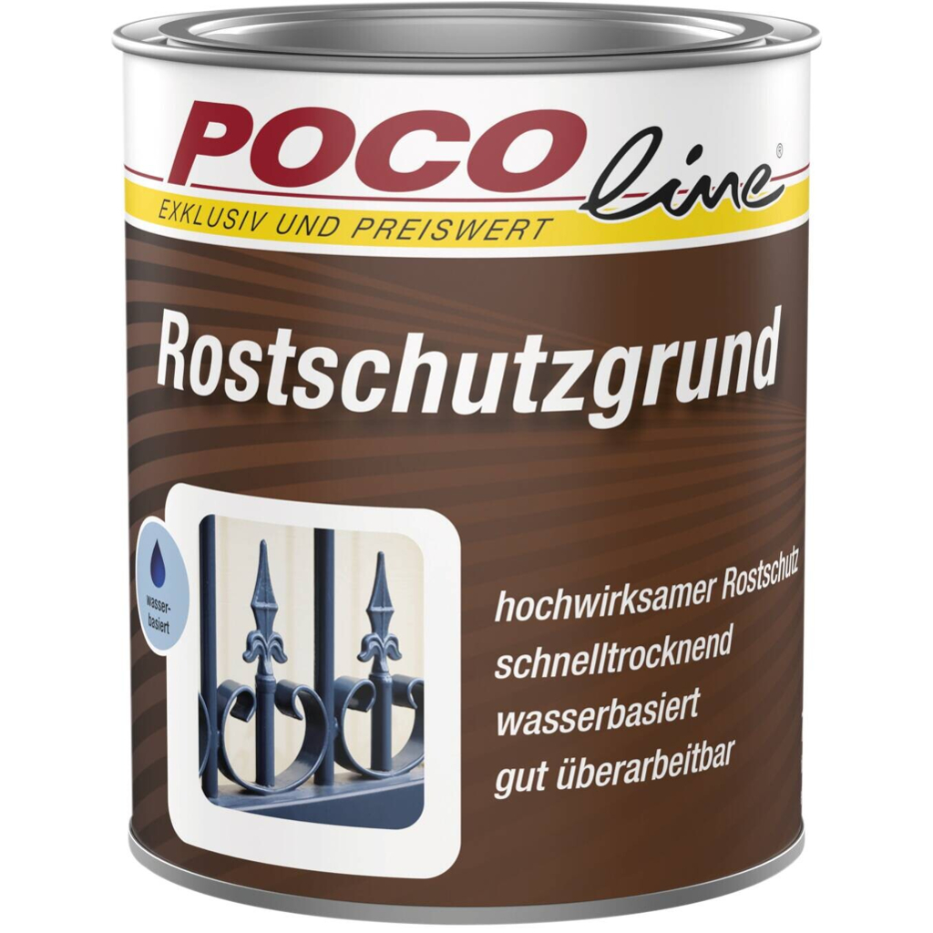 POCOline Rostschutzgrund Silbergrau ca. 0,75 l
