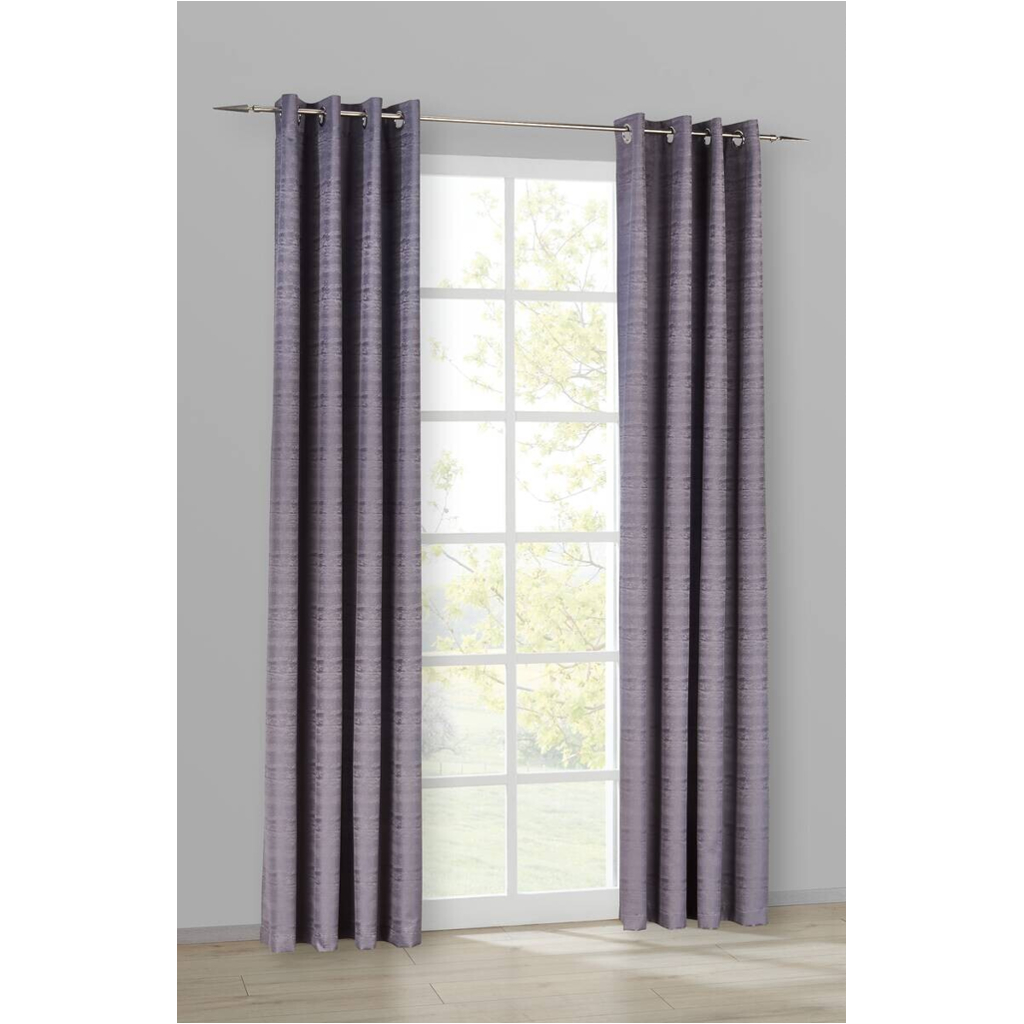 ACUS design collection Ösenvorhang Turin grau B/L: ca. 140x245 cm