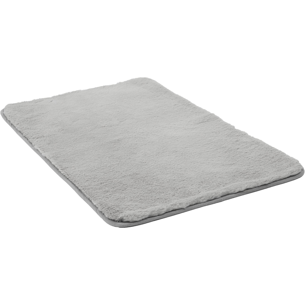 Badematte Bianca silber Polyester B/L: ca. 50x80 cm