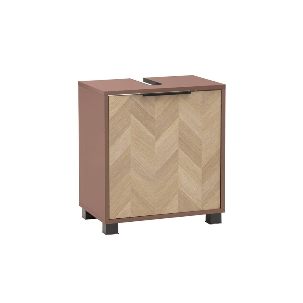 Waschbeckenunterschrank Piazza braun B/H/T: ca. 50,3x56x33 cm