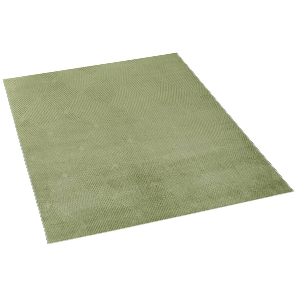 Teppich Monaco dunkelgrün B/L: ca. 80x150 cm