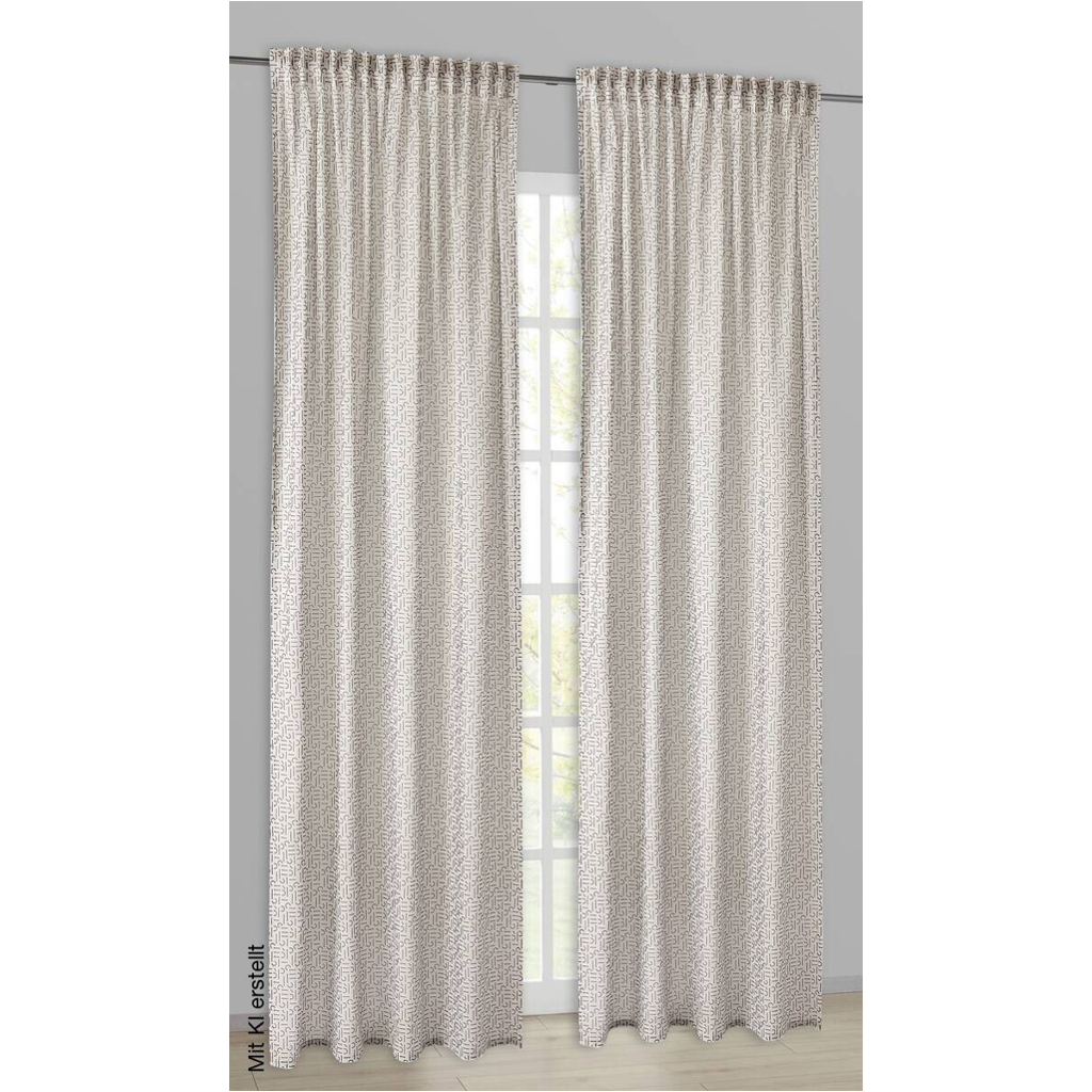 Esprit Kombivorhang E-Scatter grau B/L: ca. 130x250 cm