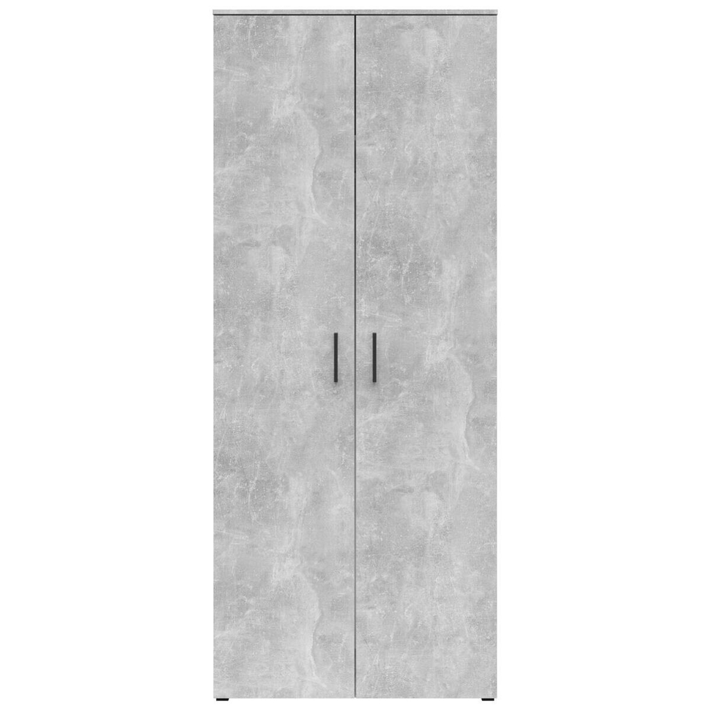 Schrank Multi-Stauraum Typ 39 Beton Optik B/H/T: ca. 80x195x52 cm
