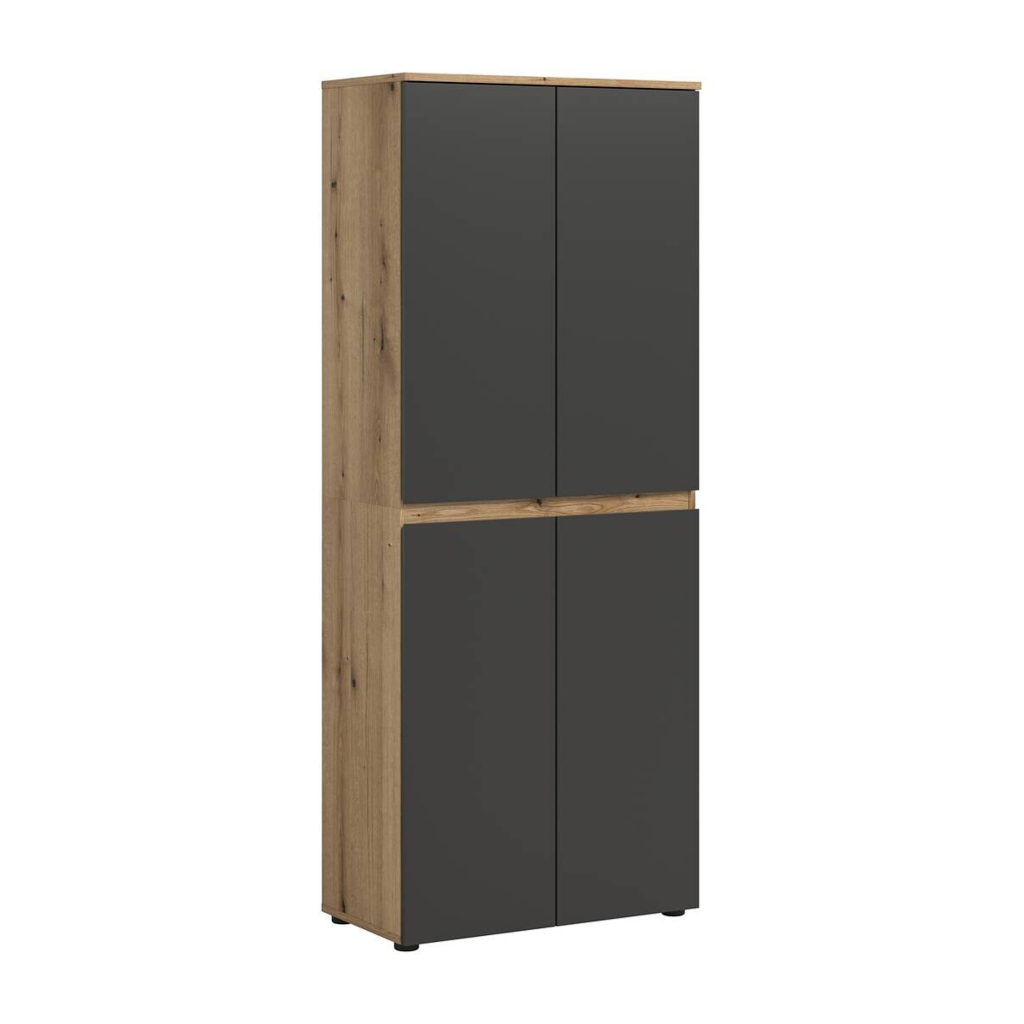 Schrank SCARPA Evoke Oak Nachbildung anthrazit B/H/T: ca. 70x175x37 cm